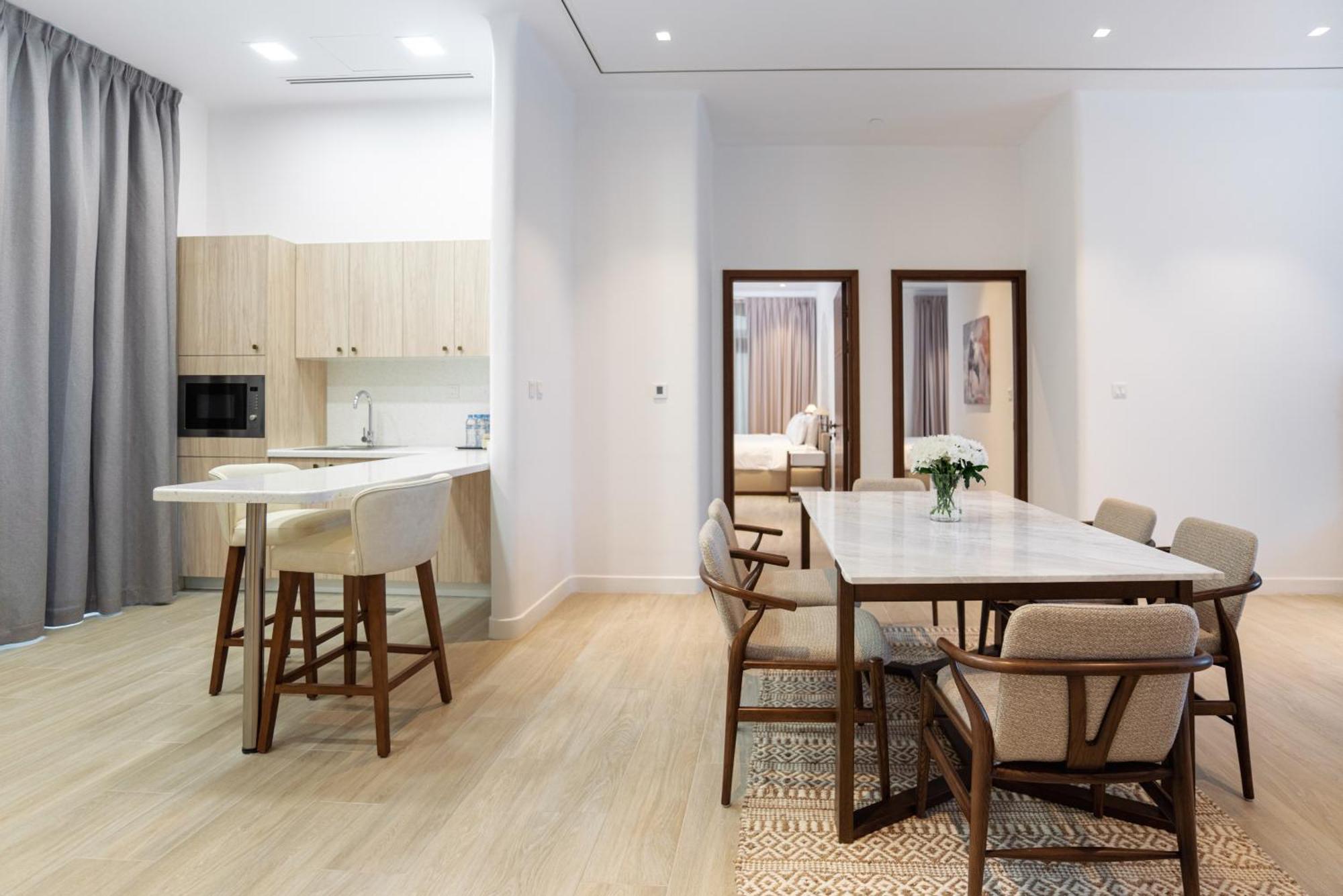 Mina Hotel And Residences By The Torch Ad-Dauha Zewnętrze zdjęcie A typical apartment interior
